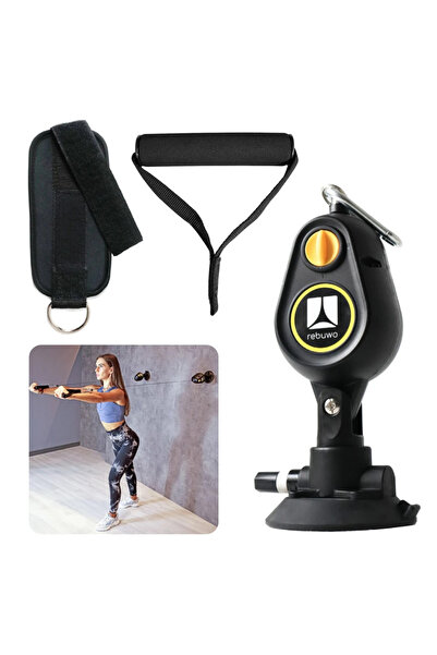 Rebuwo Antrenman Halatı Vakumlu Multifunctional Egzersiz Aleti Rope Trainer