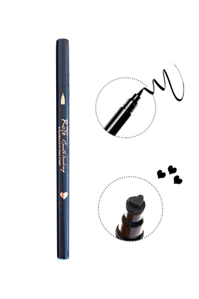 Roesıa Rose Cosmetics Rose Çift Uçlu Kalp Desenli Eyeliner