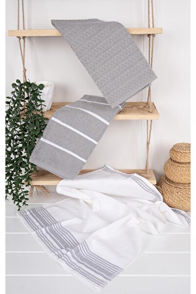 Baveno Saphir 3-piece 50x70 Cm 100% Cotton Kitchen Towel Set