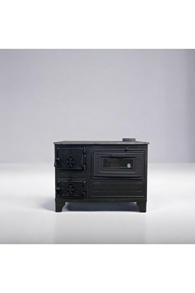 flamestove Mat Camsız Kuzine Soba Döküm Izgaralı 40'lık RA-002