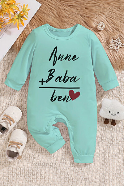 ADABEBEK I Printed Mother and Baby Jumpsuit - 22013