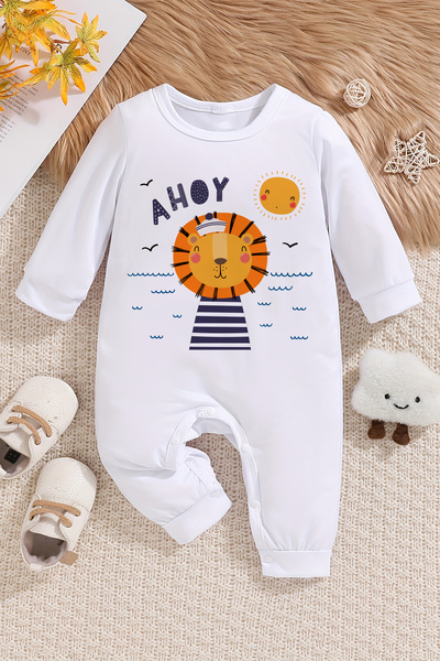 ADABEBEK Lion King Printed Baby Rompers - 22103