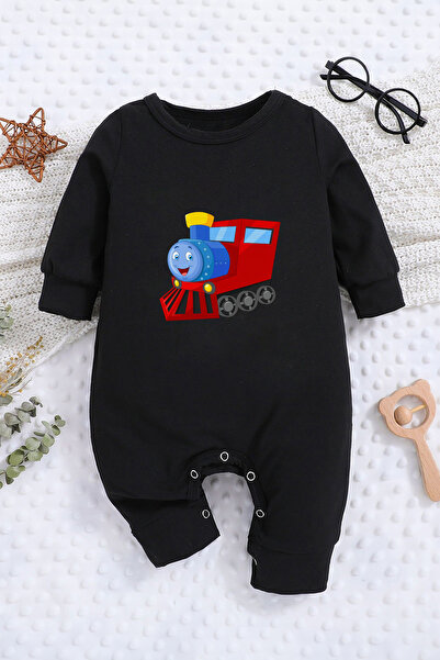 ADABEBEK بذلة ناعمة للأطفال الأولاد - طباعة قطار، موديل 20218