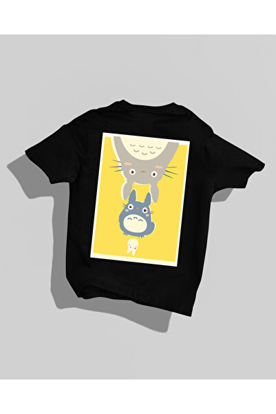 Nulivez Totoro Design My Neighbor - Back Printed High Quality Unisex Oversize...