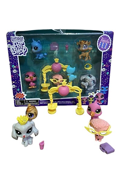 Minişler Pet Shop 4 Lü Miniş Ve Aksesuarları Miniş Ailesi Kutulu 10 Parça