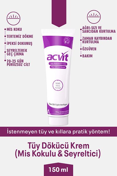 Acvit 150 Ml Cream Hair Remover