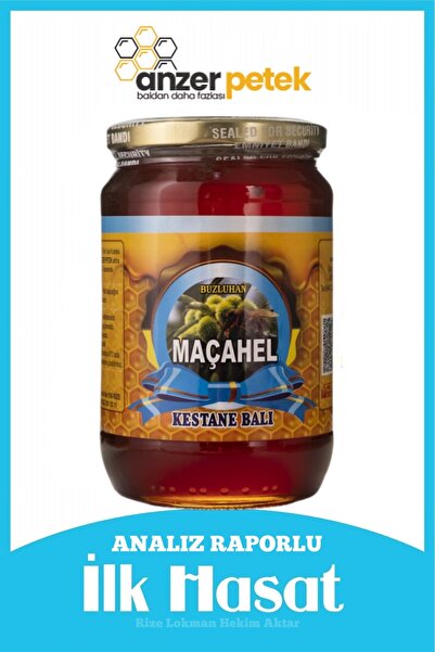 RİZE LOKMAN HEKİM AKTAR Maçahel Kestane Balı 970gr (Analiz Raporlu )