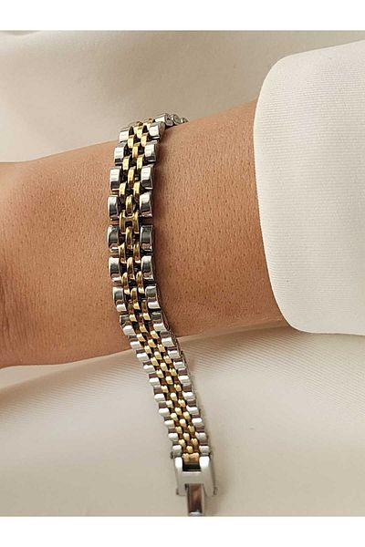 ZÜLİSCH Rolecks Model 2 - Steel Bracelet, 2 Colors - Gold and Silver
