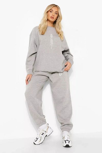 Pink Sky Σετ φόρμας Oversize Hooded - Φούτερ και Jogger