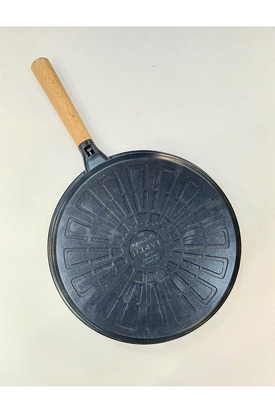 Leydi Laren 32 Cm Pan - Cast Iron Removable, Plug-in Handle, Multi-purpose