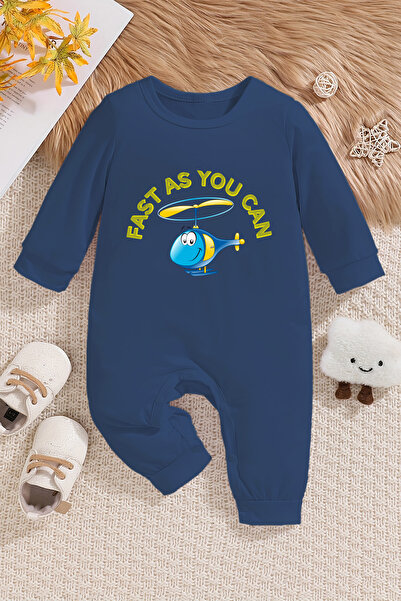 ADABEBEK Baby Boy Jumpsuit - Fast as You Can Style, Model 22192