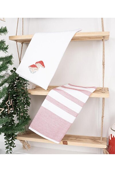 Baveno Set de 2 prosoape de bucătărie 100% bumbac 50x70 cm cu model piqué