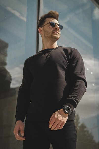 Oksit Φούτερ Gomez Fitted - Three Thread Cotton Crew Neck Φούτερ