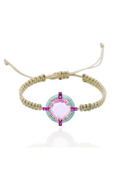 Bayemeyc Roseate Macrame Bracelet