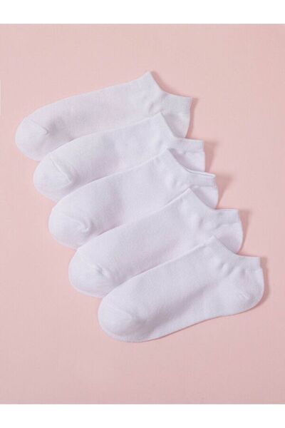 Socks İnfluxs Unisex 5 Çift Patik Görünmez Sneaker Çorap Siyah - Erkek Bilek ...