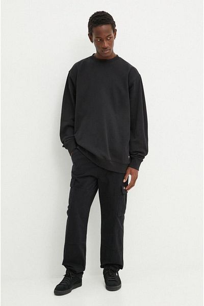 Vans Мъжки черен суитшърт Vans - LOOSE CREW, ORIGINAL STANDARDS, VN000GE9BLK1