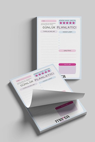Marka Yayınları Günlük Planlayıcı ( Yapılacaklar Hedeflerim Unutma Notlar ) Günün Nasıl Geçti ? ( 1 adet fiyatı )