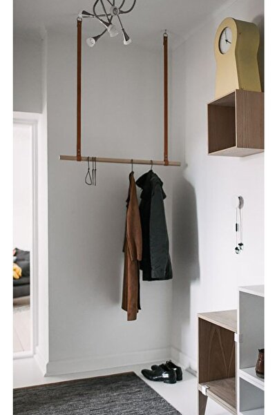 Bundera Deri Açık Elbise Dolabı Eşek Kıyafet Askısı Ve Giyinme Odası Düzenleyici Askılık