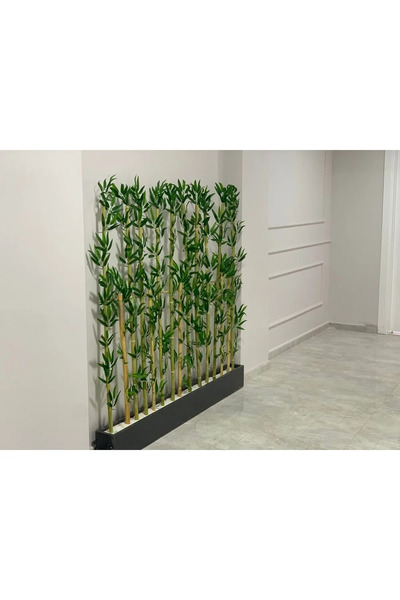 ERHAN FLOWERS ÇİÇEK & DEKORASYON 70 cm Saksıda 200 cm 14 adet Yapay Bambu