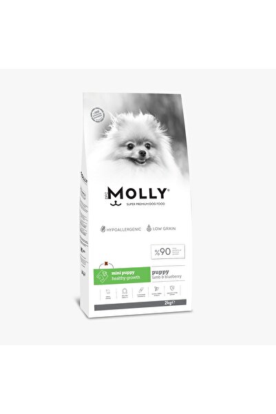 Molly Hypoallergenic Kuzu Etli Mini Irk Yavru Köpek Maması 2 kg