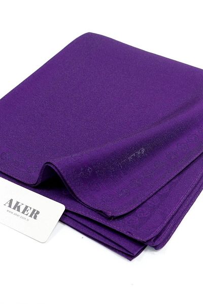 Aker Eșarfă cu monogramă cu sclipici - Culoare uni - 1040200 -390 - Mov