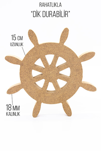 na neşeli ahşap Okul Öncesi Etkinlik 15 cm 18 mm Dümen ahşap Boyama Seti.. Eğ...