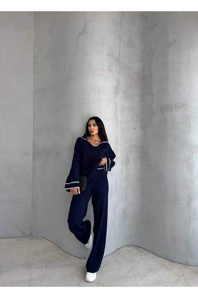 LorahButik Catia Knitwear Sweater and Trousers Set