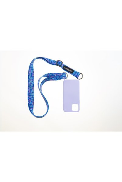 Bonnie&Chico iPhone 8 Plus Compatible Diagonal-Adjustable Daisy Phone Strap