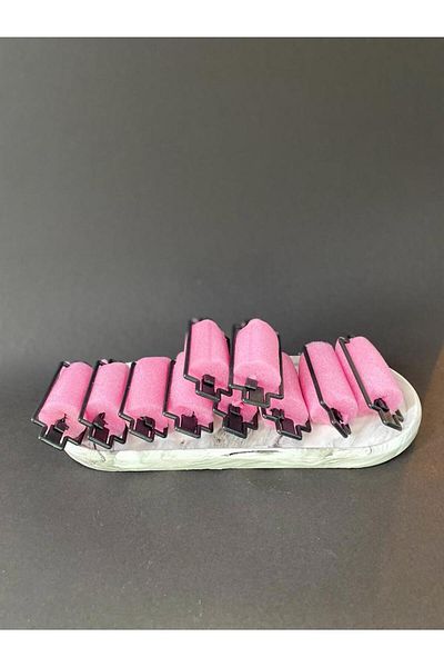 FUMO Sponge Curler Pink 10 x 2 Pack
