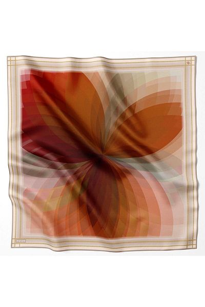 Armine 2024 Spring-Summer Silk Scarf - 9112D-01 - Sura