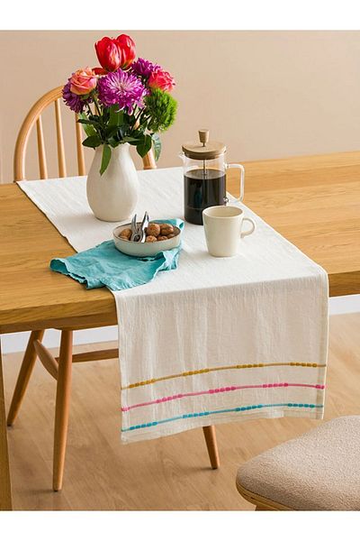 LC Waikiki Lcw Home Striped Runner 45x150 Cm