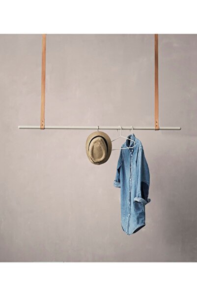 Bundera Deri Açık Elbise Dolabı Eşek Kıyafet Askısı Ve Giyinme Odası Düzenleyici Askılık