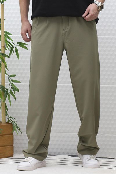 WAFRA Ανδρικό φαρδύ παντελόνι Lycra Loose Cut Parachute