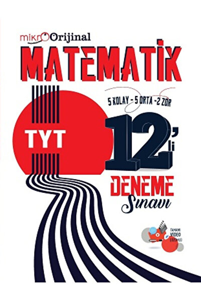 Orijinal Yayınları Orijinal YKS TYT Matematik 12 li Mikro Deneme Orijinal Yay...