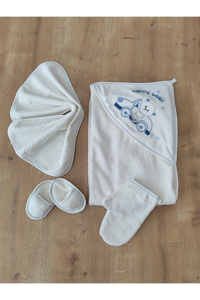 Tomuycuk 20 Pack Embroidered Towels for Baby Boy - 100% Cotton Seasonal Newborn Gift