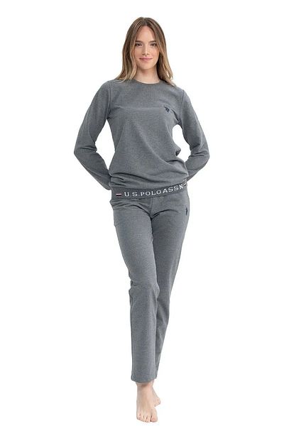 U.S. Polo Assn. Η.Π.Α. Polo Assn. 17073 - Γυναικεία μακρυμάνικη φόρμα Anthracite Melange