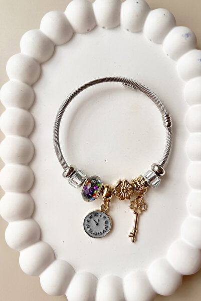 Fubena 8035 Saat Sallantılı Çelik Bileklik