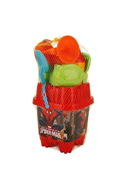 DEDE Spiderman Büyük Kova Seti - Kırmızı