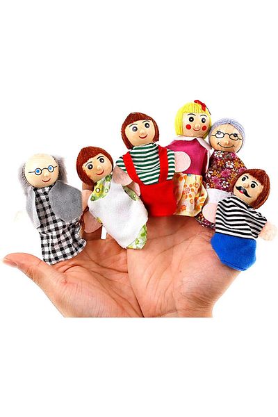 Calimero Toys Model No 2 - Wooden Finger Puppet