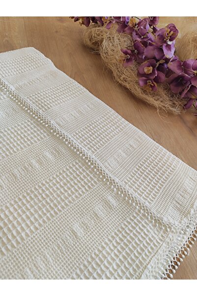 Tomuycuk Natural Organic Yellow Pique Baby Blanket - Multi-purpose Seasonal Newborn 80x90 Cm