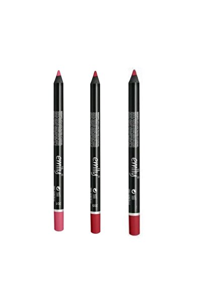 EMILY قلم الشفاه إميلي 3 قطع رقم: 201-205-225