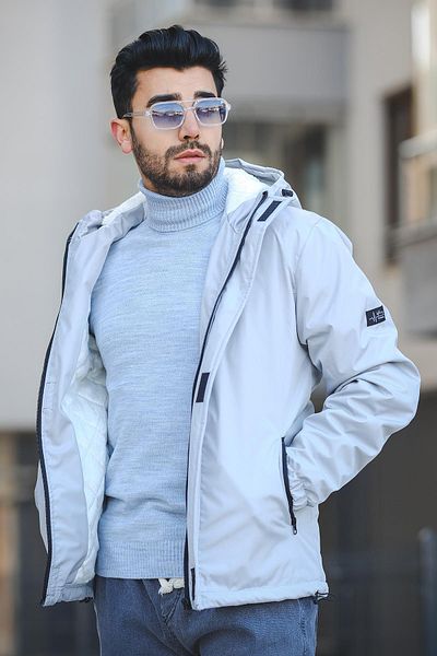 Oksit Slim Fit kabát Bondichk Furry Water Resistant