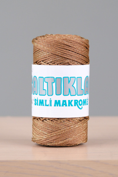 SALTIKLAR Макраме шнур с брокат 100гр 3мм - Премиум макраме шнур с брокат чер...