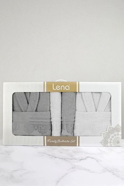 NY TEXTİLE Σετ μπουρνούζι Lena 6 τεμαχίων 100% βαμβακερό