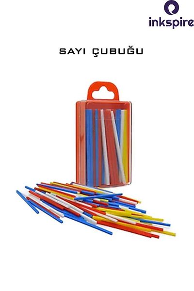inkspire Number Stick 2 Pack Plastic Number Counting Sticks 1St Colorful Counting Learning Stick for Classrooms