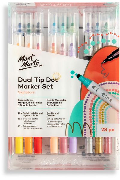 Mont Marte 28 Pieces mm Point Marker Set