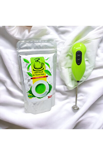 Karadeniz Matcha 250 gram Yüksek Kalite Matcha Çayı Hediye Elektronik Mikser ...