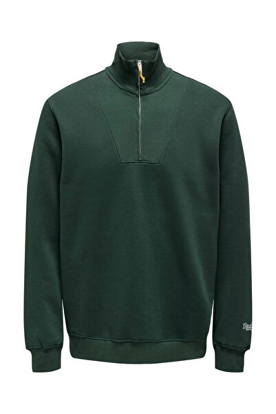 Only & Sons Ανδρικό φούτερ με γιακά με μισό φερμουάρ - 22030160