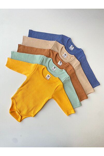 EFU BABY 5'li Esnek Kaşkorse Uzun Kol Body