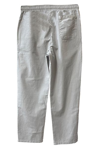 Çapıt Βαμβακερό/λινό Μικτό Ανοιχτό Γκρι Super Comfortable Παντελόνι